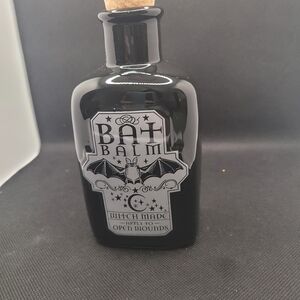 Black Glass Bottle
